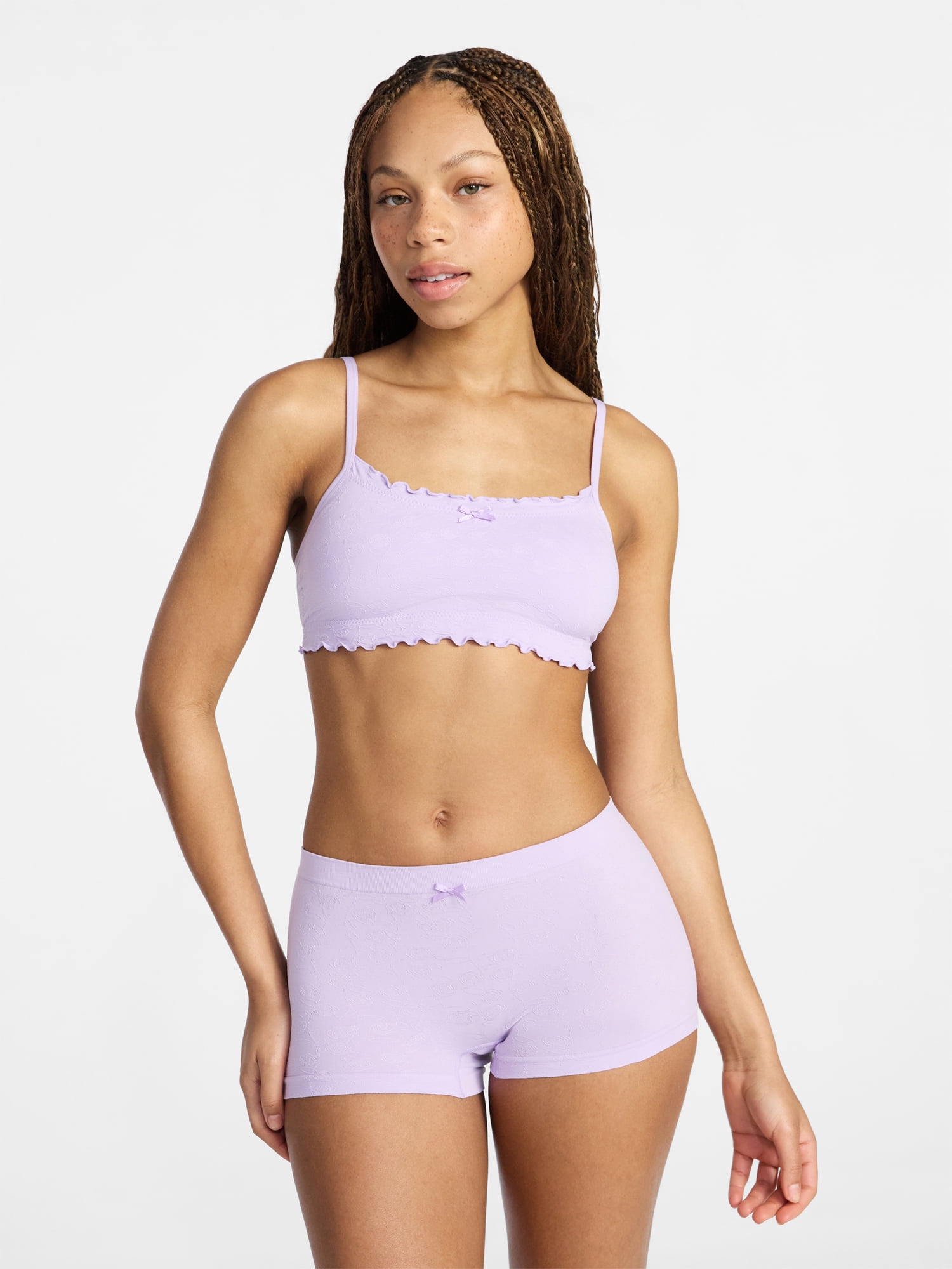 No Boundaries Seamless Cami and Boyshort Set, 2-Piece, Women's XS-XXXL