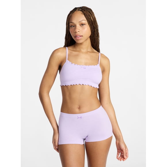No Boundaries Seamless Cami and Boyshort Set, 2-Piece, Women's XS-XXXL