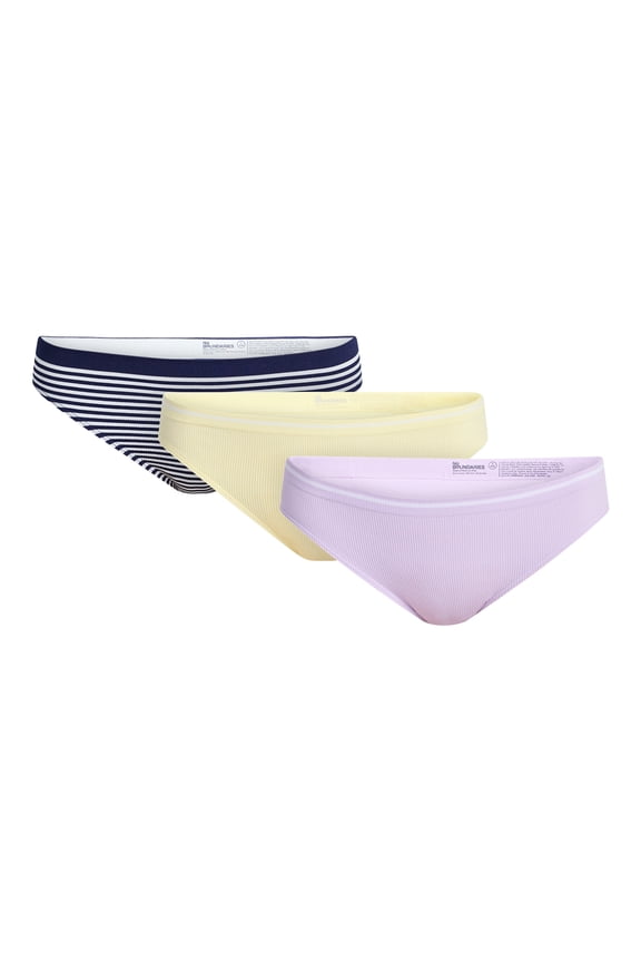 Seamless Cheeky Panties, 3-Pack, Women's XS-XXXL