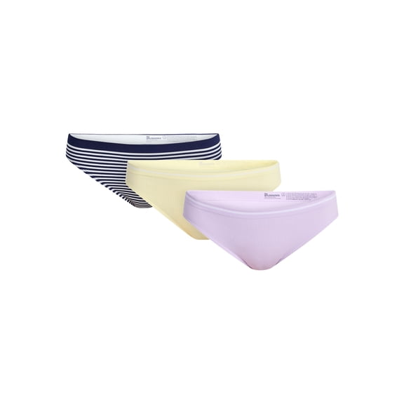No Boundaries Seamless Cheeky Panties, 3-Pack, Women's XS-XXXL