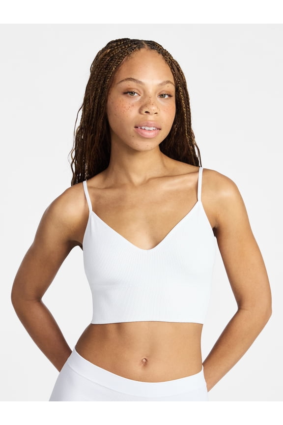 Seamless Core Longline Triangle Bra, Women's XS-XXXL