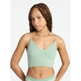 thumbnail image 1 of No Boundaries Seamless Core Longline Triangle Bra, Women's XS-XXXL, 1 of 5