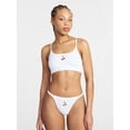 thumbnail image 1 of No Boundaries Seamless Ribbed Bralette and Thong Set, 2-Piece, Women's Sizes XS-XXXL, 1 of 5