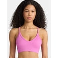thumbnail image 1 of No Boundaries Seamless Ribbed Triangle Bralette, Sizes XS-XXXL, 1 of 4