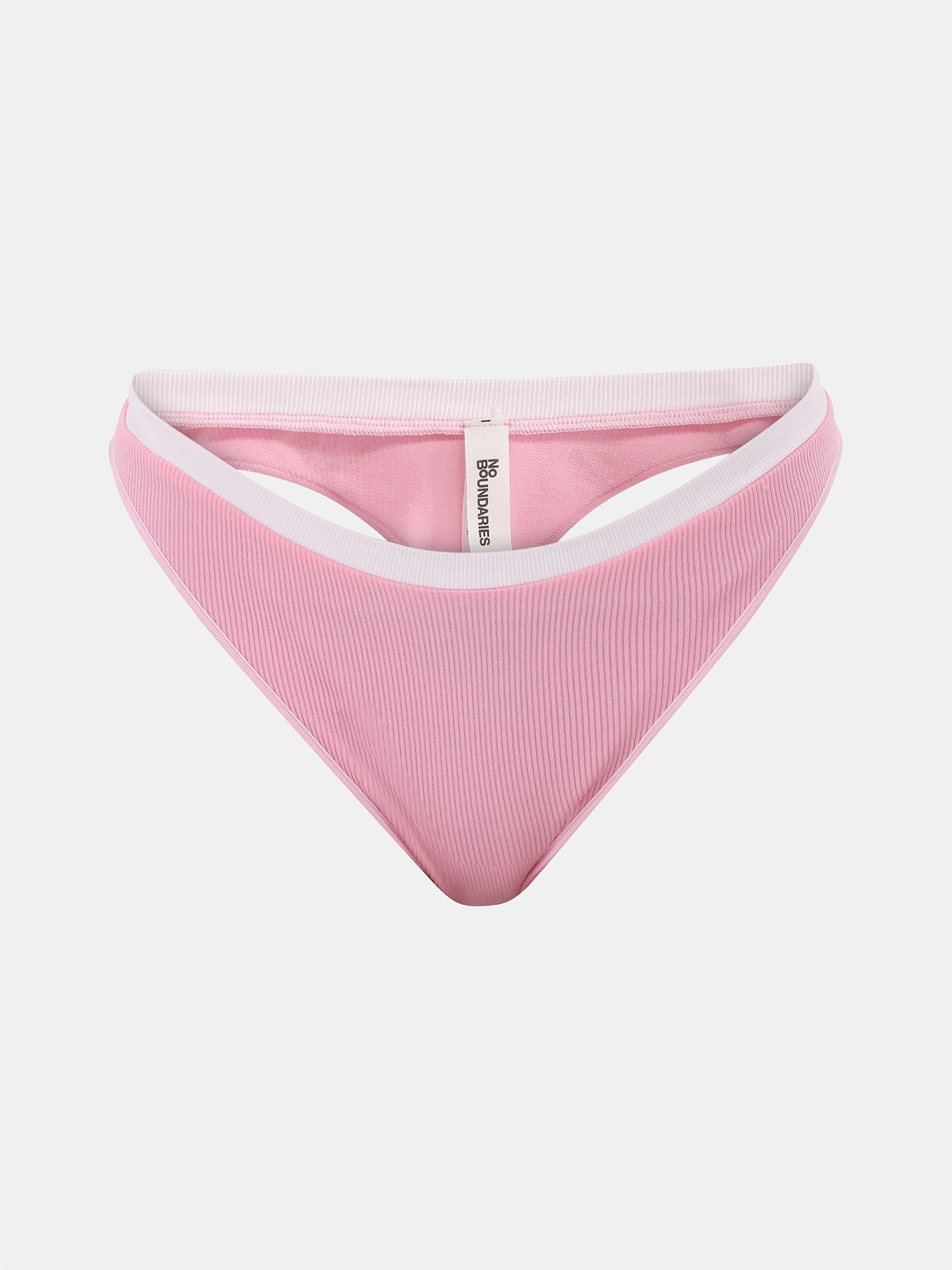 No Boundaries Women's Seamless Scoop Thong Panty, Sizes XS to XXXL