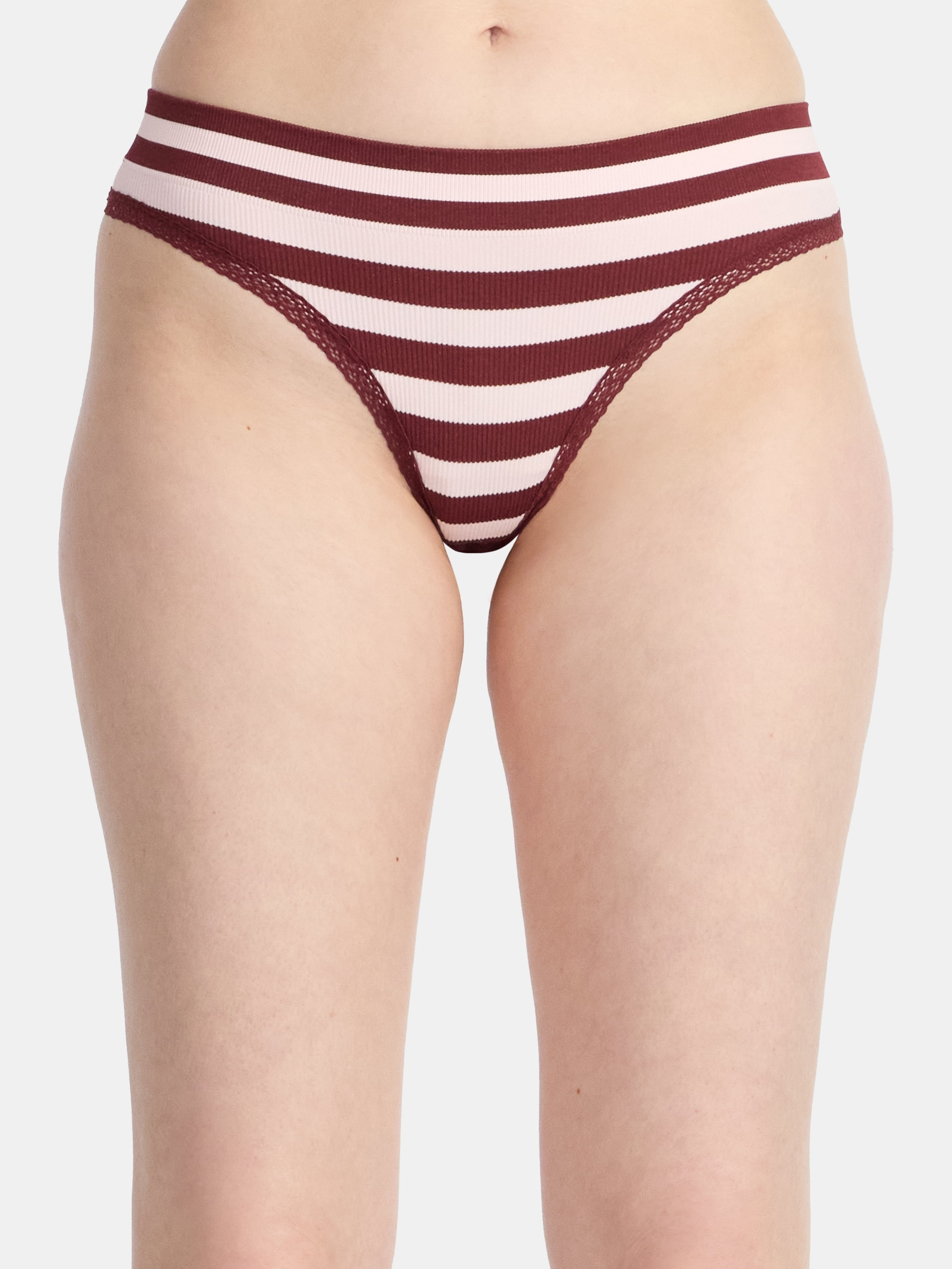 No Boundaries Women's Seamless Thong Panties, Women's