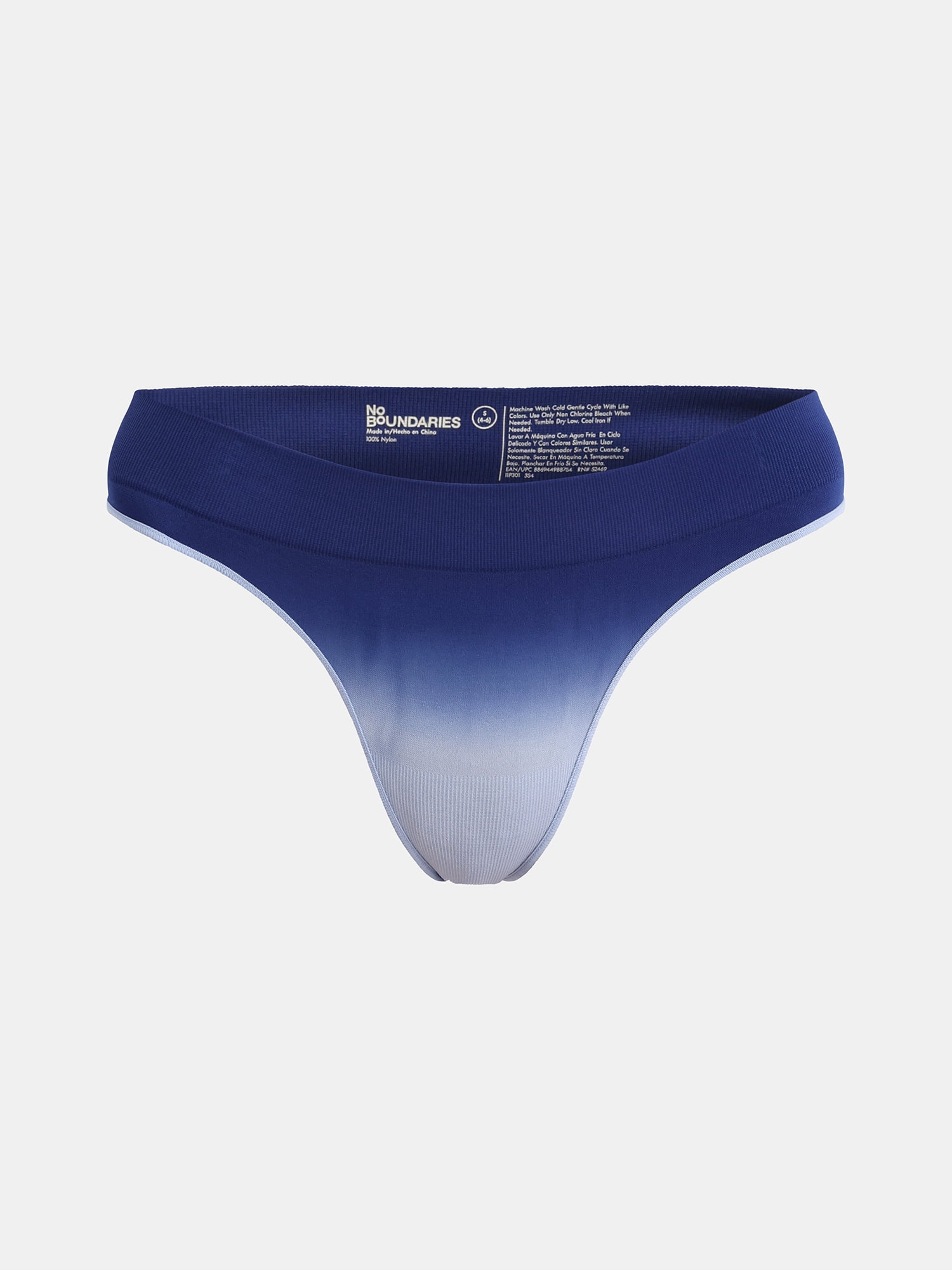 No Boundaries Women's Seamless Thong Panties, Women's