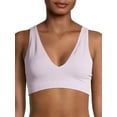 thumbnail image 1 of No Boundaries Women's Seamless V-Neck Bralette, 1 of 6