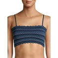 thumbnail image 1 of No Boundaries Women's Seamless Waffle Bandeau Bra, 1 of 6