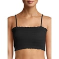 thumbnail image 1 of No Boundaries Women's Seamless Waffle Bandeau Bra, 1 of 6