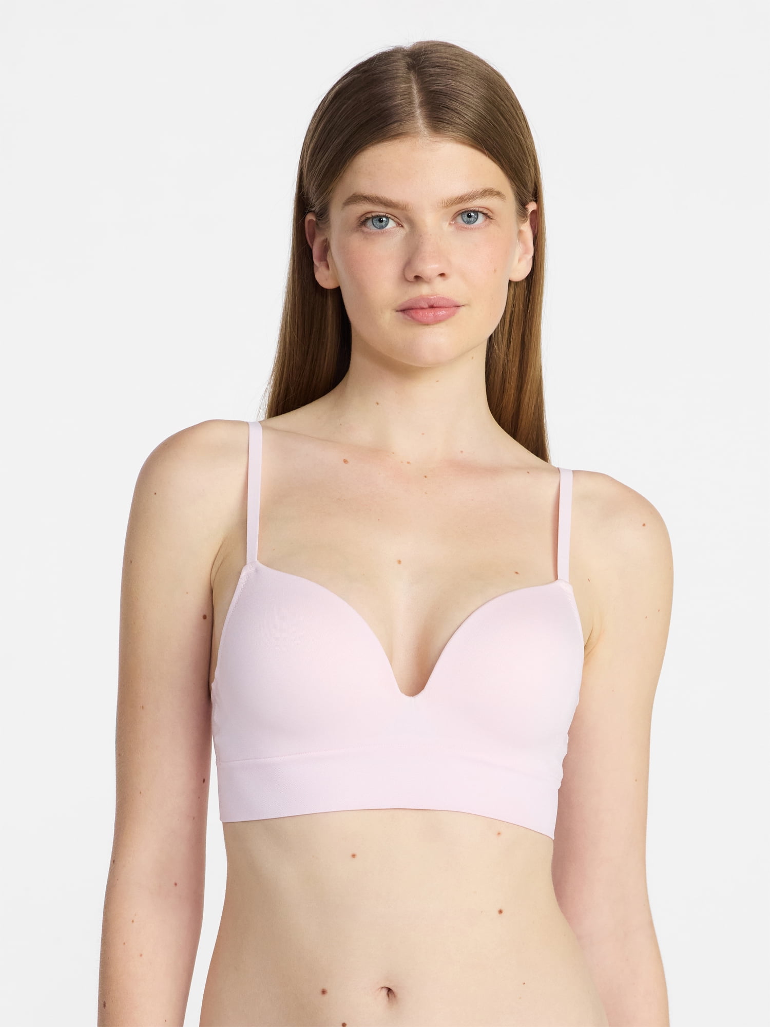 No Boundaries Women's Seamless Wirefree Bra, Sizes XS-XXXL