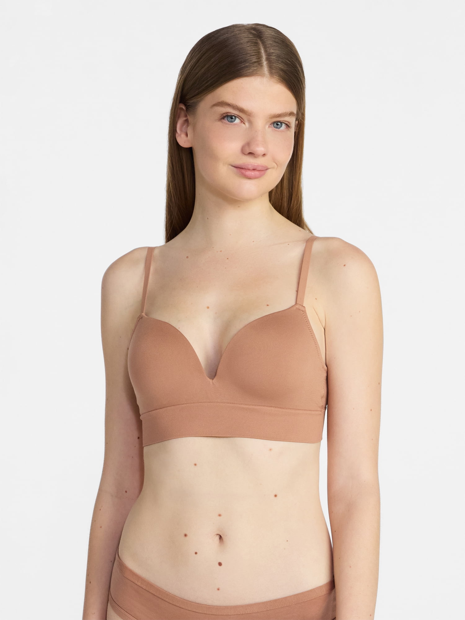 No Boundaries Women's Seamless Wirefree Bra, Sizes XS-XXXL