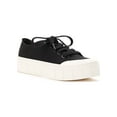 thumbnail image 1 of No Boundaries Women's Shoes Chunky Lug Fashion Sneakers Black Size 7, 1 of 5