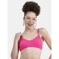 thumbnail image 1 of No Boundaries Women's Smocked Bralette Swim Top, Sizes XXS - XXL, 1 of 5