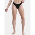 thumbnail image 1 of No Boundaries Women's Smocked High Leg Bikini Bottoms, Sizes XXS - XXL, 1 of 5