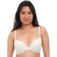 thumbnail image 1 of No Boundaries Women’s Smooth Micro Push Up Bra, Sizes 34AA-42DD, 1 of 7