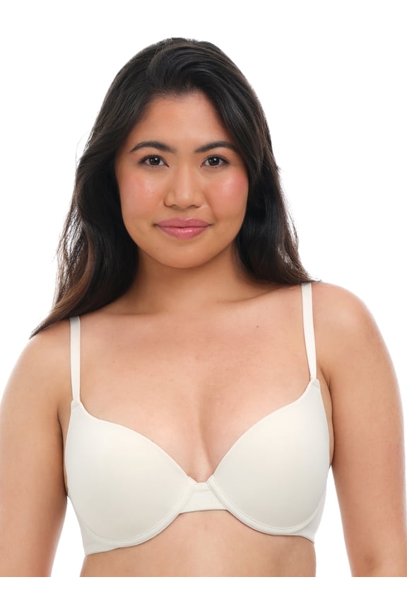 Women’s Smooth Micro Push Up Bra, Sizes 34AA-42DD