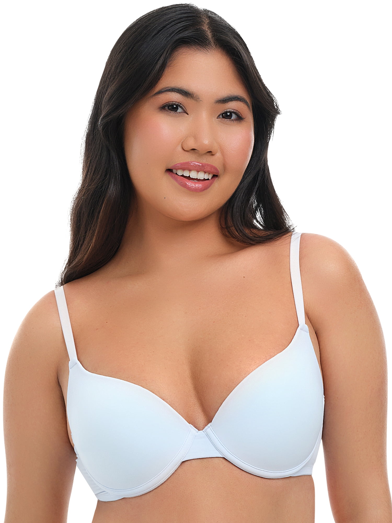 No Boundaries Women’s Smooth Micro Push Up Bra, Sizes 34AA-42DD