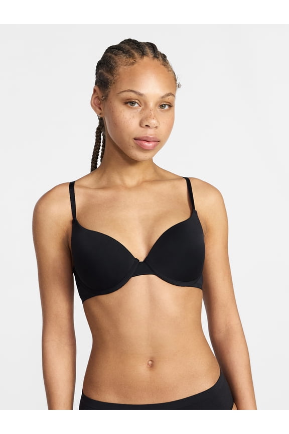 Smooth Micro Push Up Bra, Women's 34AA-42DD