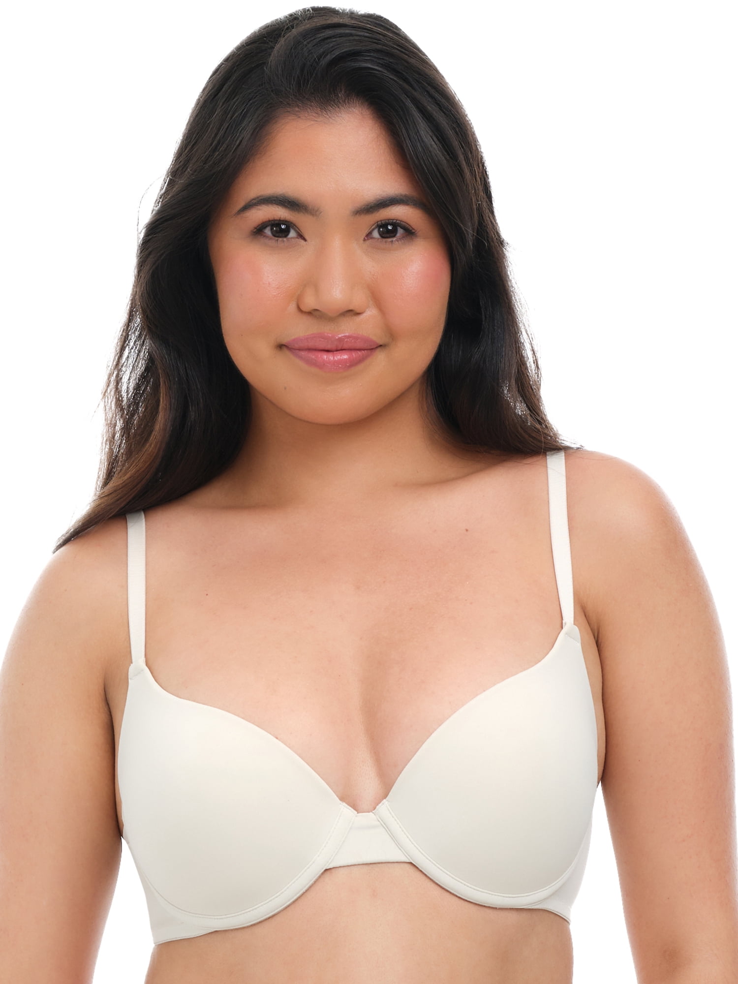 No Boundaries Women’s Smooth Micro Push Up Bra, Sizes 34AA-42DD
