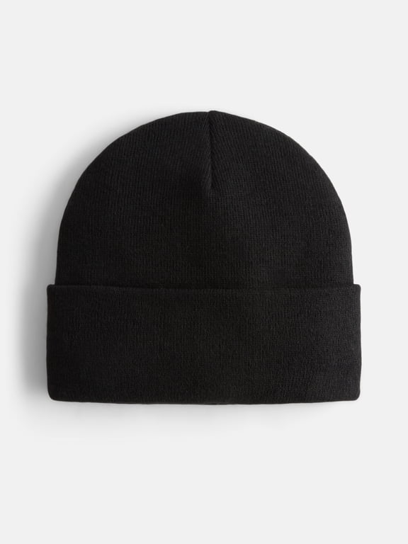 Women's Solid Ribbed Knit Beanie