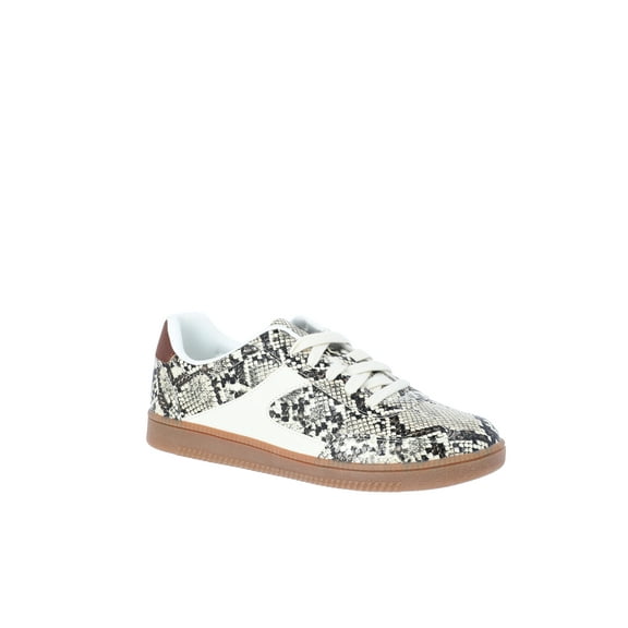 No Boundaries Women's Lace Up Sport Sneakers, Wide Width Available