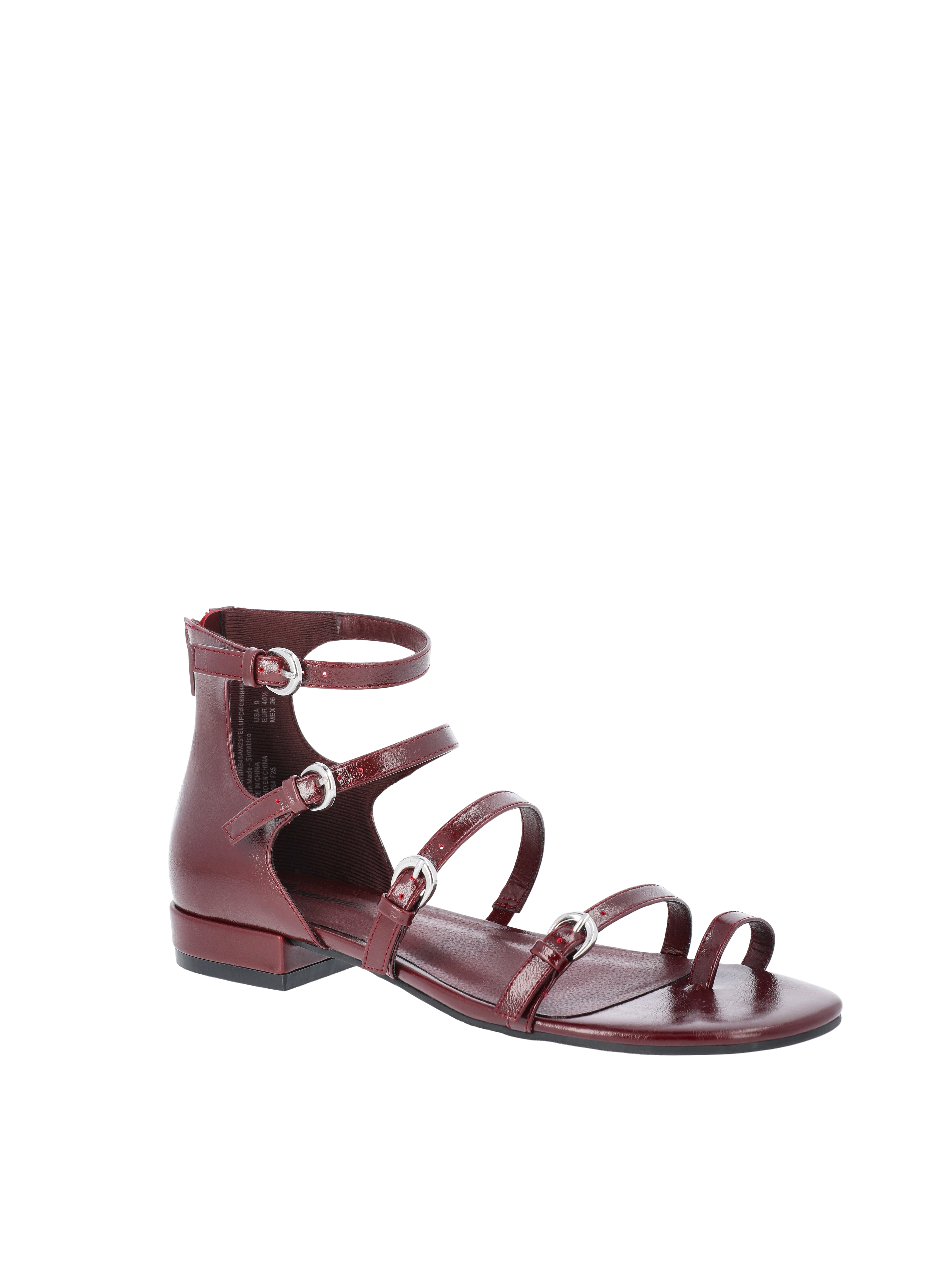 No Boundaries Women's Caged Toe Ring Sandal