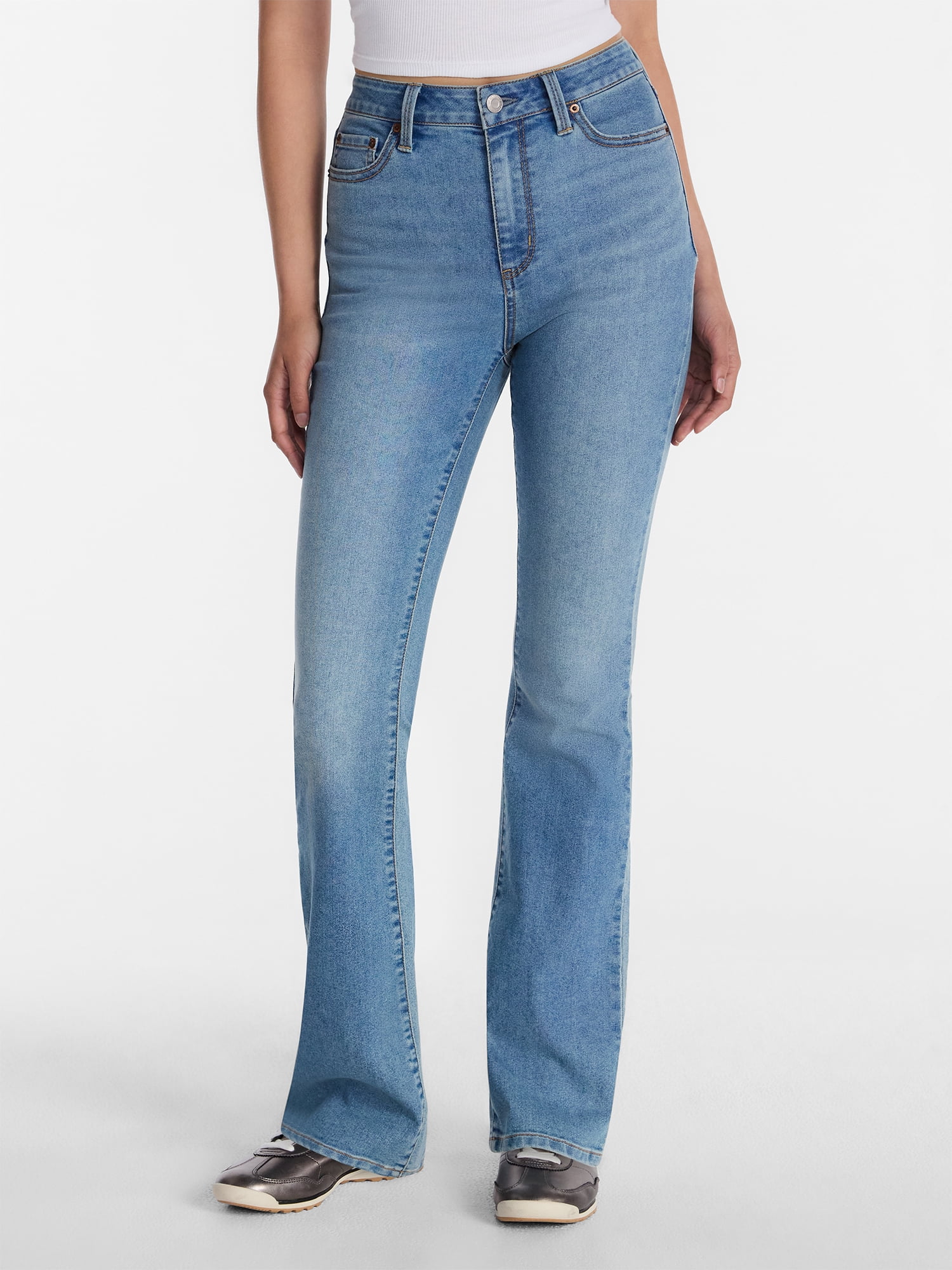 No Boundaries Stretch Denim Bootcut Jeans, 34" Inseam, Women's Sizes 00-20