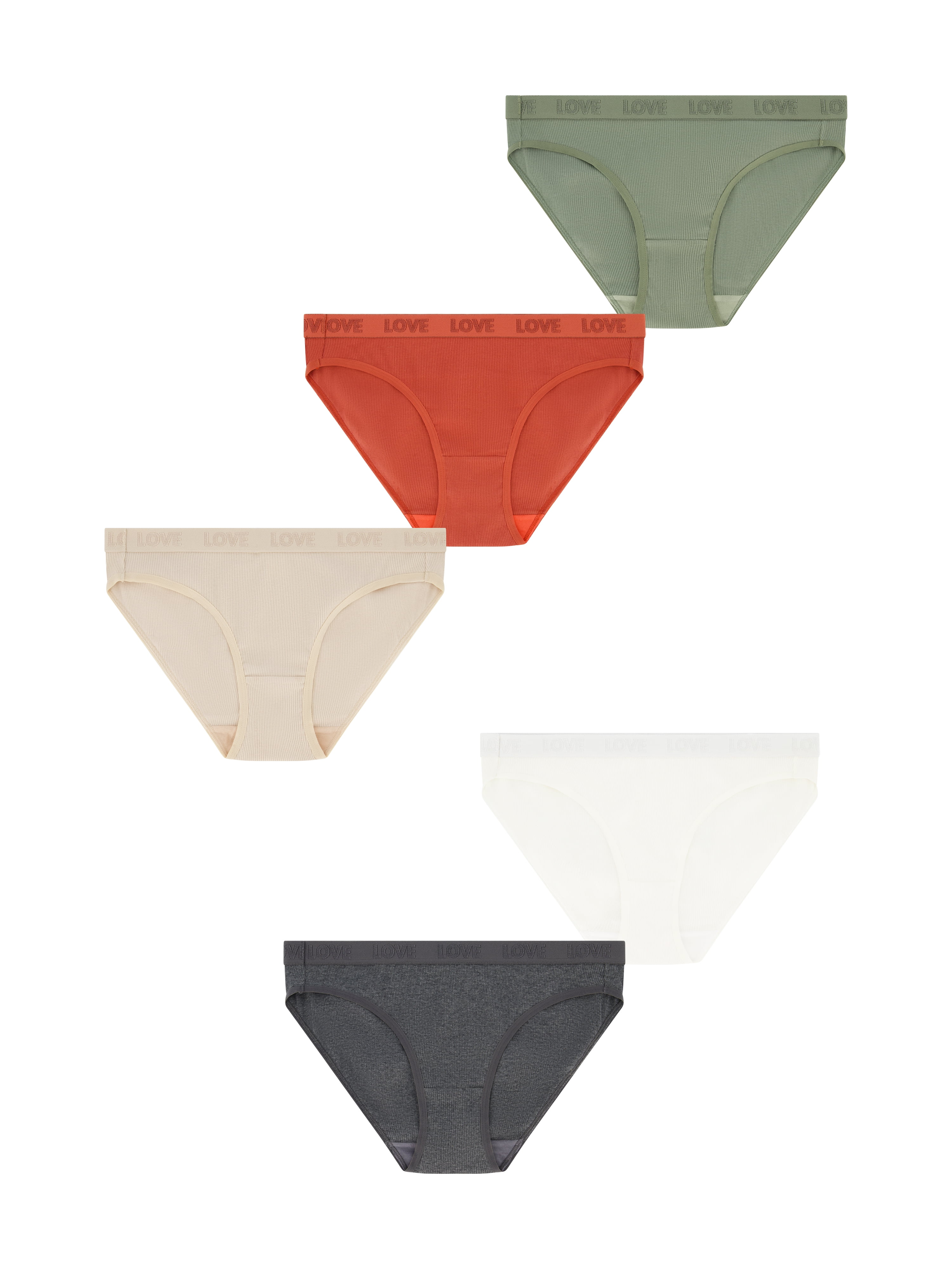 【日本入手困難】Cotton bikini panties with logo Japanese Childish Low-rise Bikini Panties Soft Microfiber