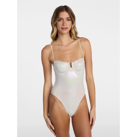 Underwire One-Piece Swimsuit, Women's XXS-XXL