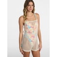 thumbnail image 1 of No Boundaries Surf Capsule Romper Swim Coverup, Women's XXS-XXL, 1 of 5