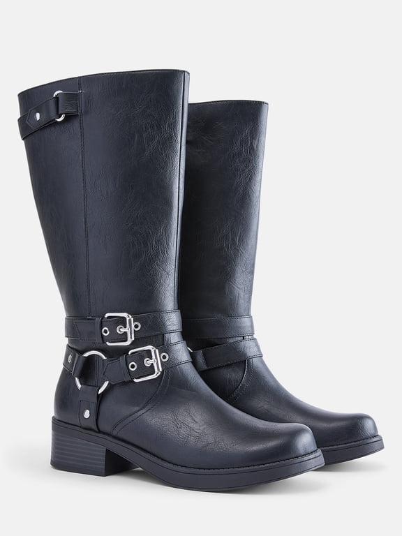 Women’s Tall Moto Boots