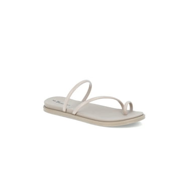 No Boundaries Strappy Toe Loop Sandals, Women's