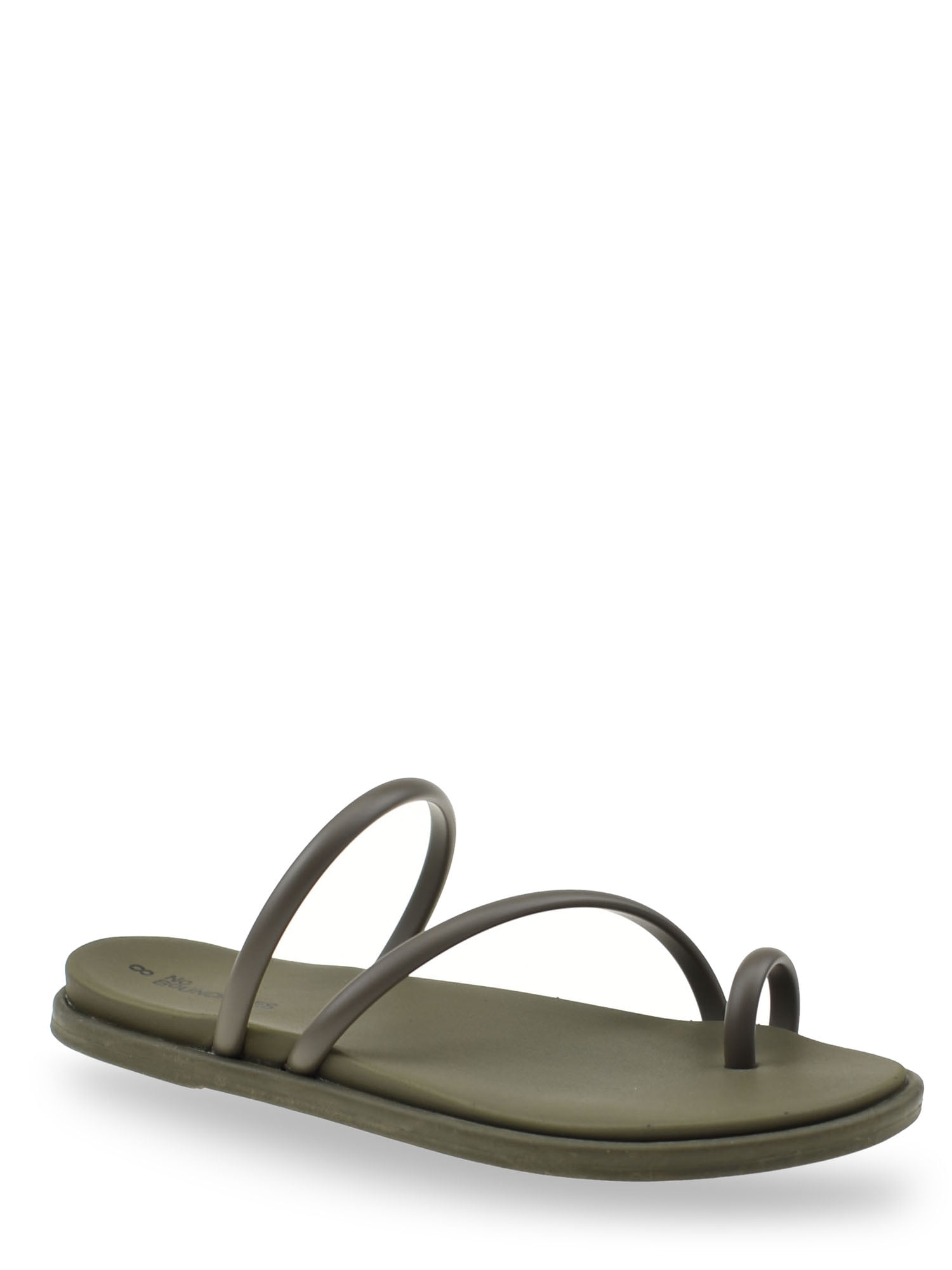 No Boundaries Women's Strappy Toe Loop Sandals