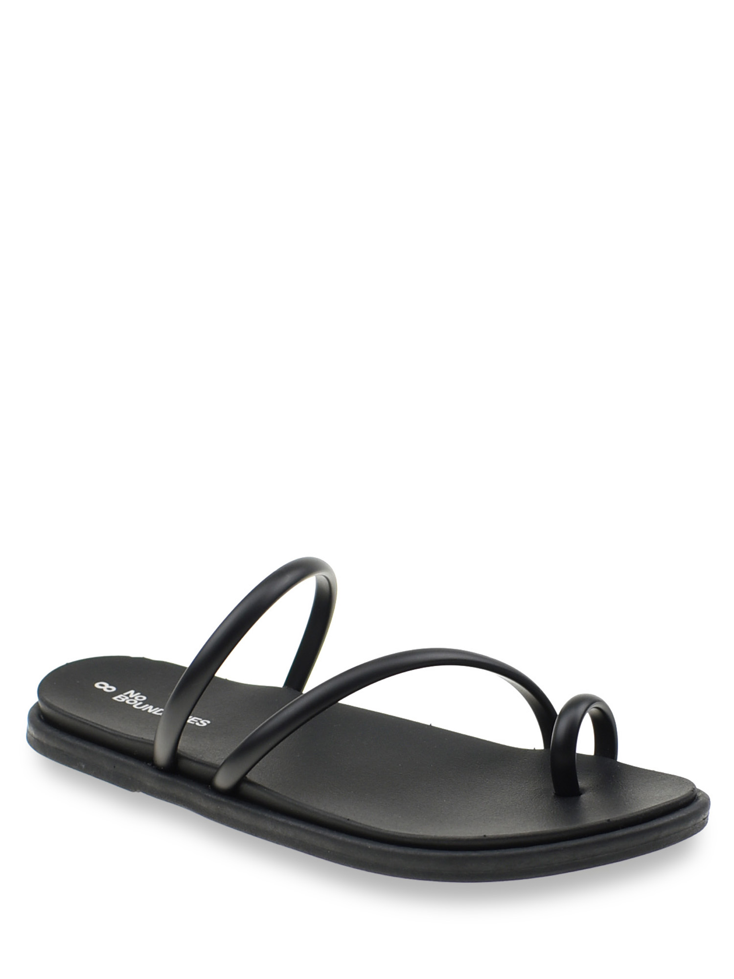 No Boundaries Strappy Toe Loop Sandals, Women's