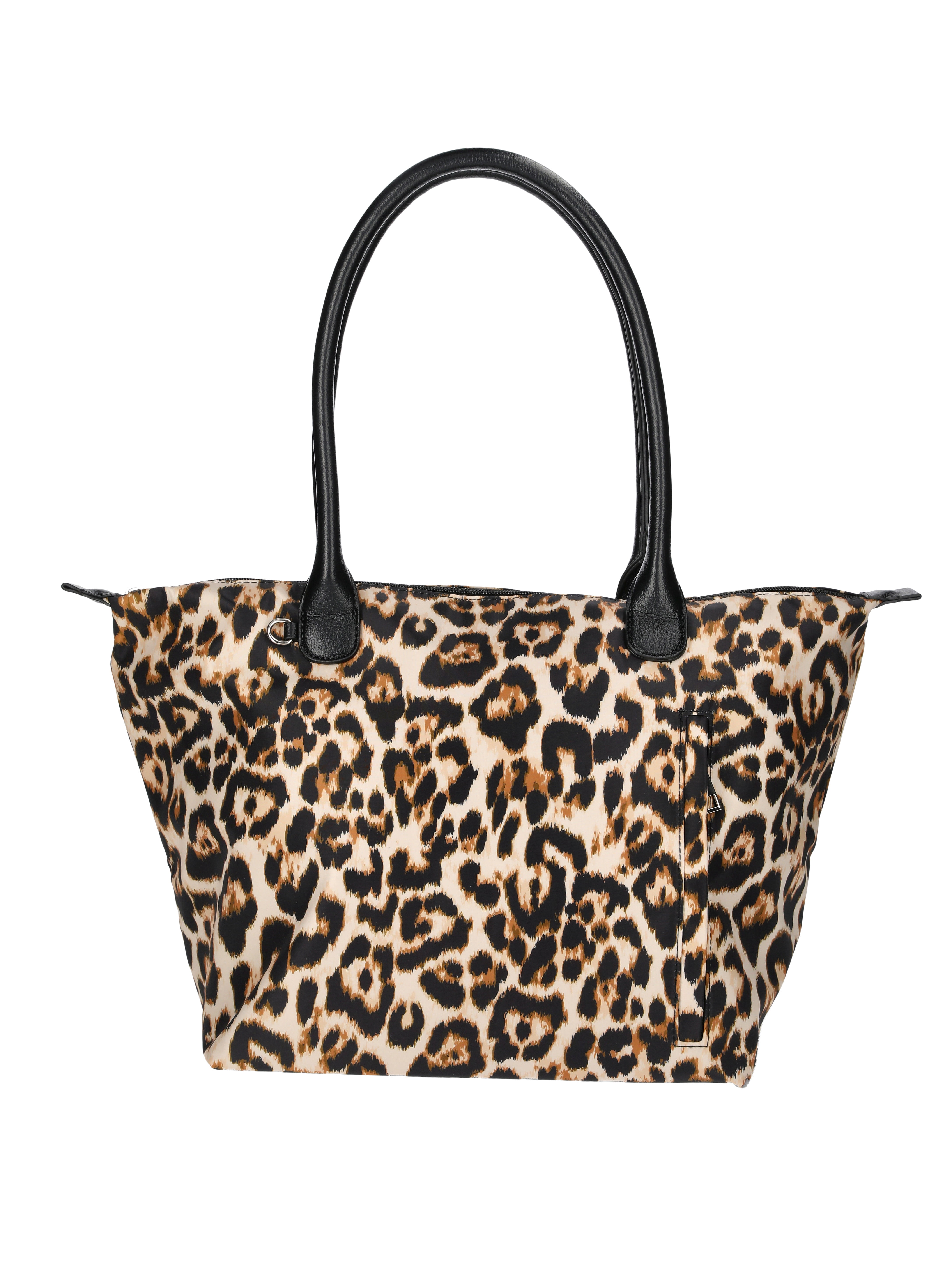 No Boundaries Women's Tote Bag, Natural Leopard - Walmart.com