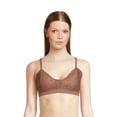 thumbnail image 1 of No Boundaries Women's Triangle Floral Lace Bralette, 1 of 5
