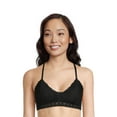 thumbnail image 1 of No Boundaries Women's Triangle Floral Lace Bralette, 1 of 3