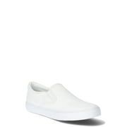 No Boundaries Twin Gore Canvas Slip On Sneakers, Wide Width Available, Womens