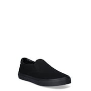 No Boundaries Women's Twin Gore Canvas Slip on Sneakers - Wide Width Available