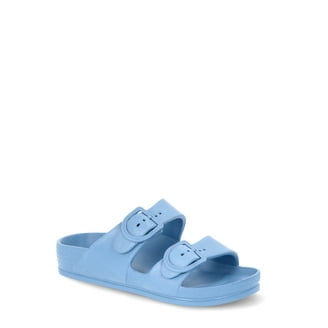 サンダル   Tempes Slide Sandal Time and Tru Women's Two Band Slide Sandals - Walmart.com