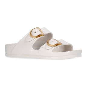 Time and Tru Women's Double Buckle EVA Slide Sandals