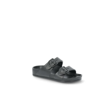 No Boundaries Women's Two Buckle EVA Slide Sandals