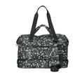 thumbnail image 1 of No Boundaries Women's Weekender Bag, Black Floral, 1 of 5