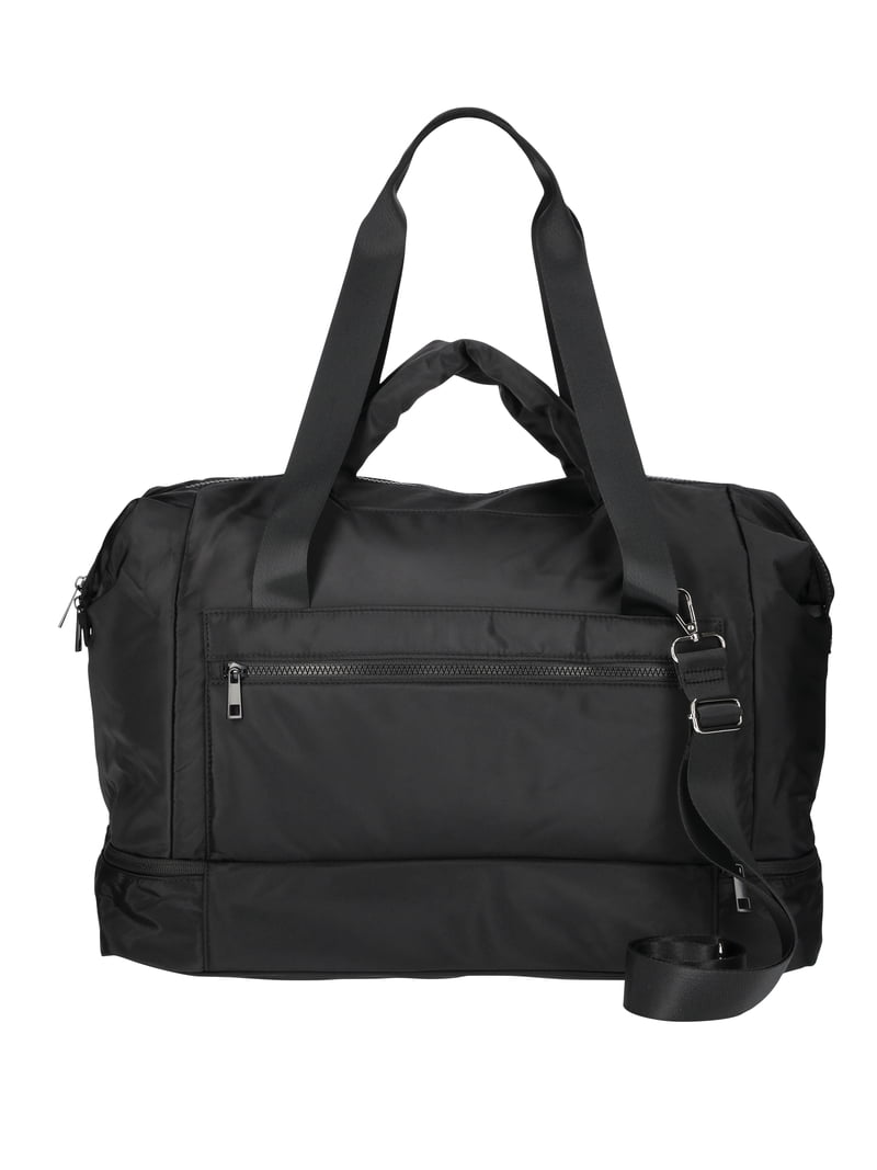 No Boundaries Women's Weekender Bag, Black - Walmart.com