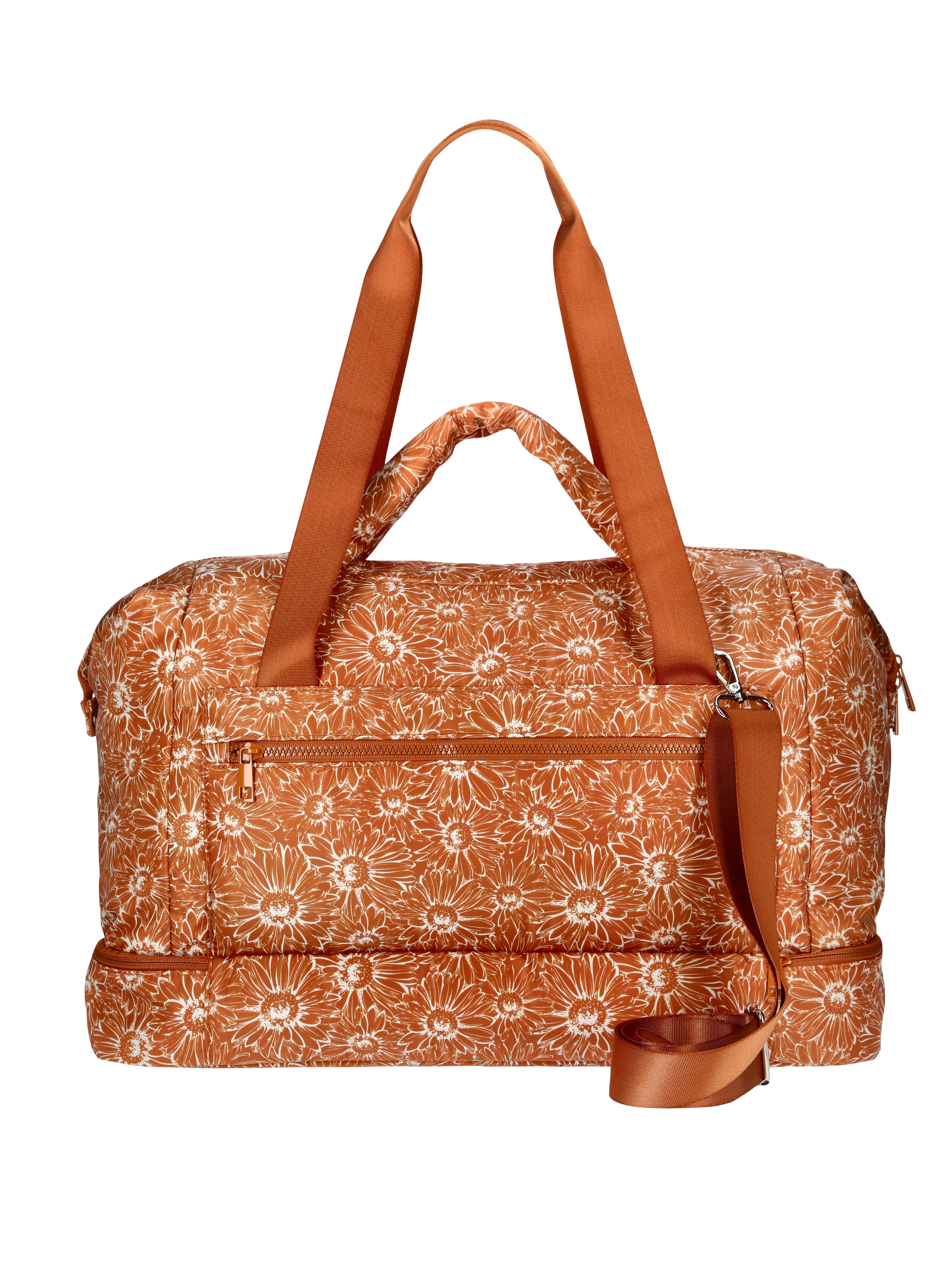 バッグ READYMAD&CO. Weekend Bag N.vintage No Boundaries Women's Weekender Bag, Vintage Orche Daisy