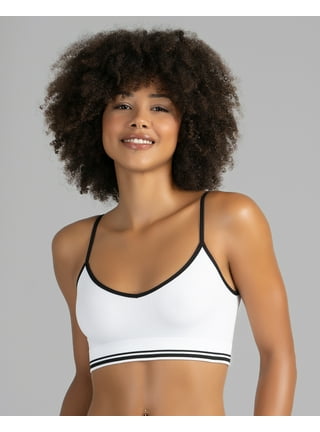 【604SERVICE】 HARD TO GER BRALETTE IN WHITE Casual Comfort Halter Bralette - White