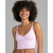 No Boundaries Women's Ruffle Cami, Size XS-3XL