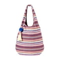 thumbnail image 1 of No Boundaries Women's Woven Oversized Hobo Shoulder Handbag Multi Woven, 1 of 4