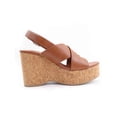 thumbnail image 1 of No Boundaries Women's X-Band Wedge Sandal, 1 of 4
